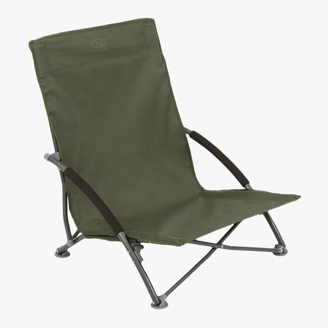 Highlander Survival Perch sedia campeggio pieghevole verde oliva