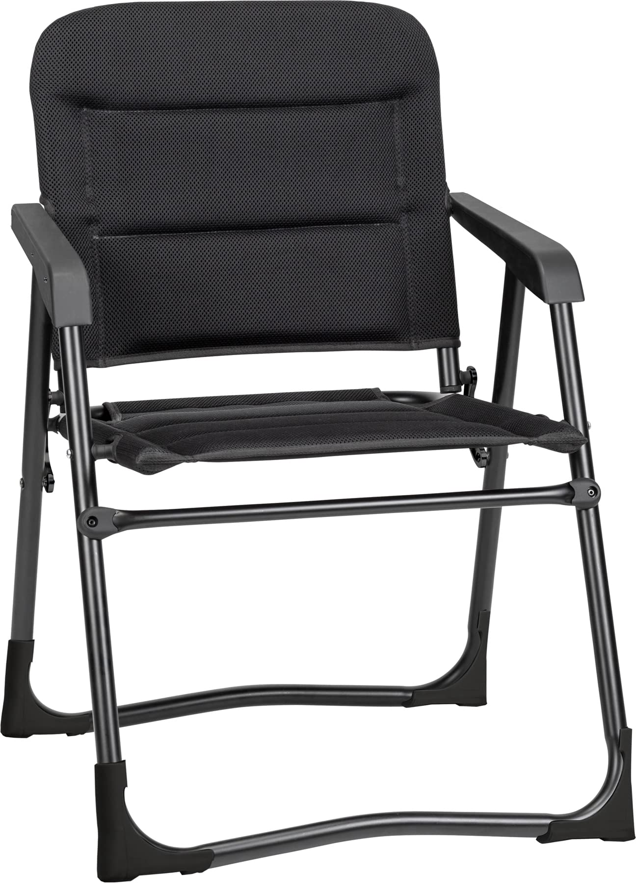 Brunner Araval Vanchair 0404077N.C09 sedia nera alluminio