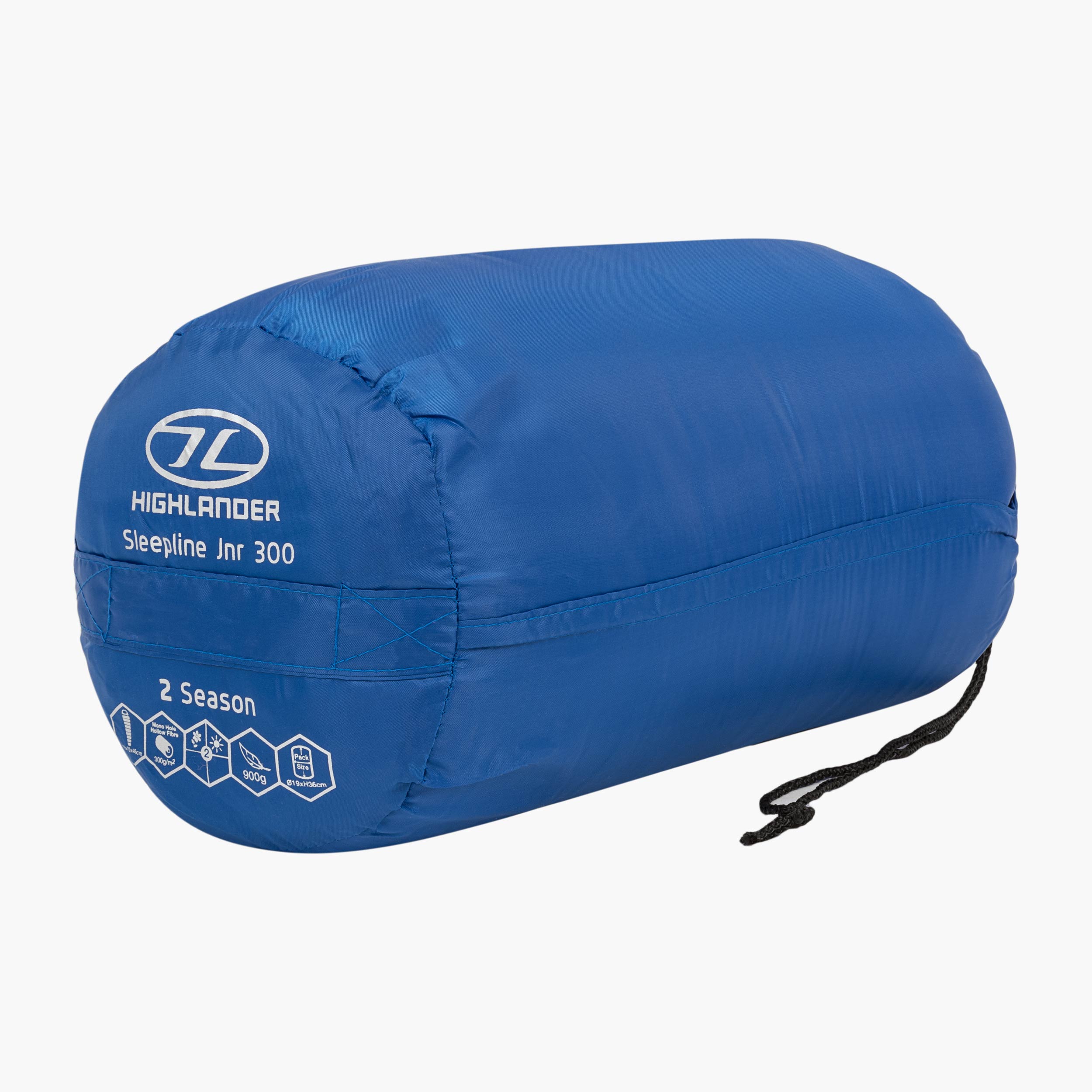 Highlander Sleepline 300 sacco a pelo bambino mummia blu