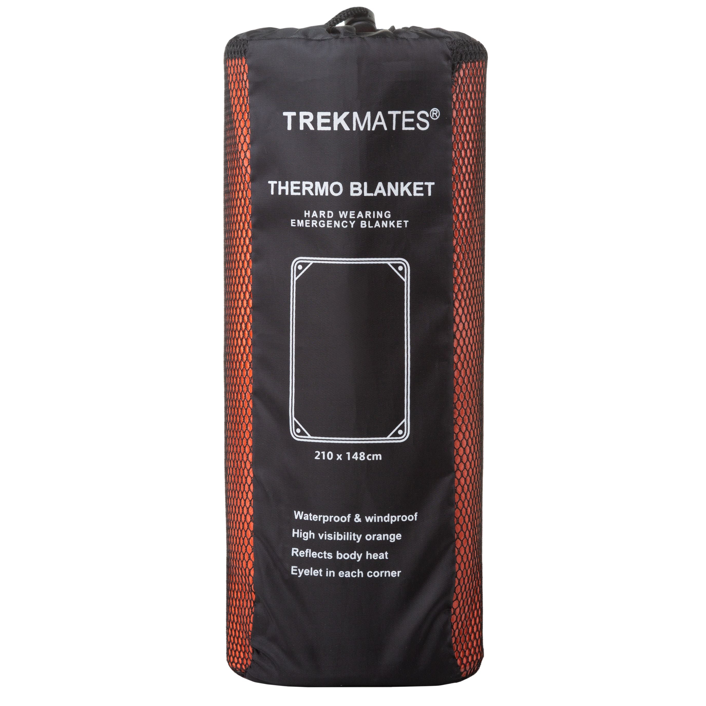 Trekmates Thermo Blanket coperta termica arancione emergenza