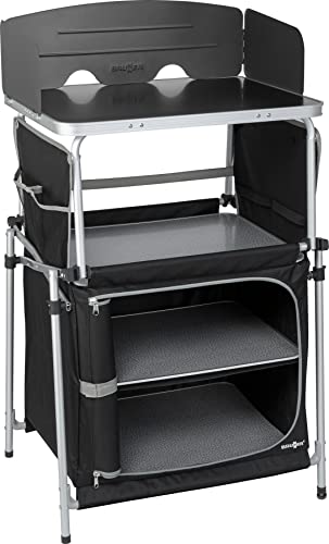 Brunner Kitchenette mobile cucina campeggio nero pieghevole