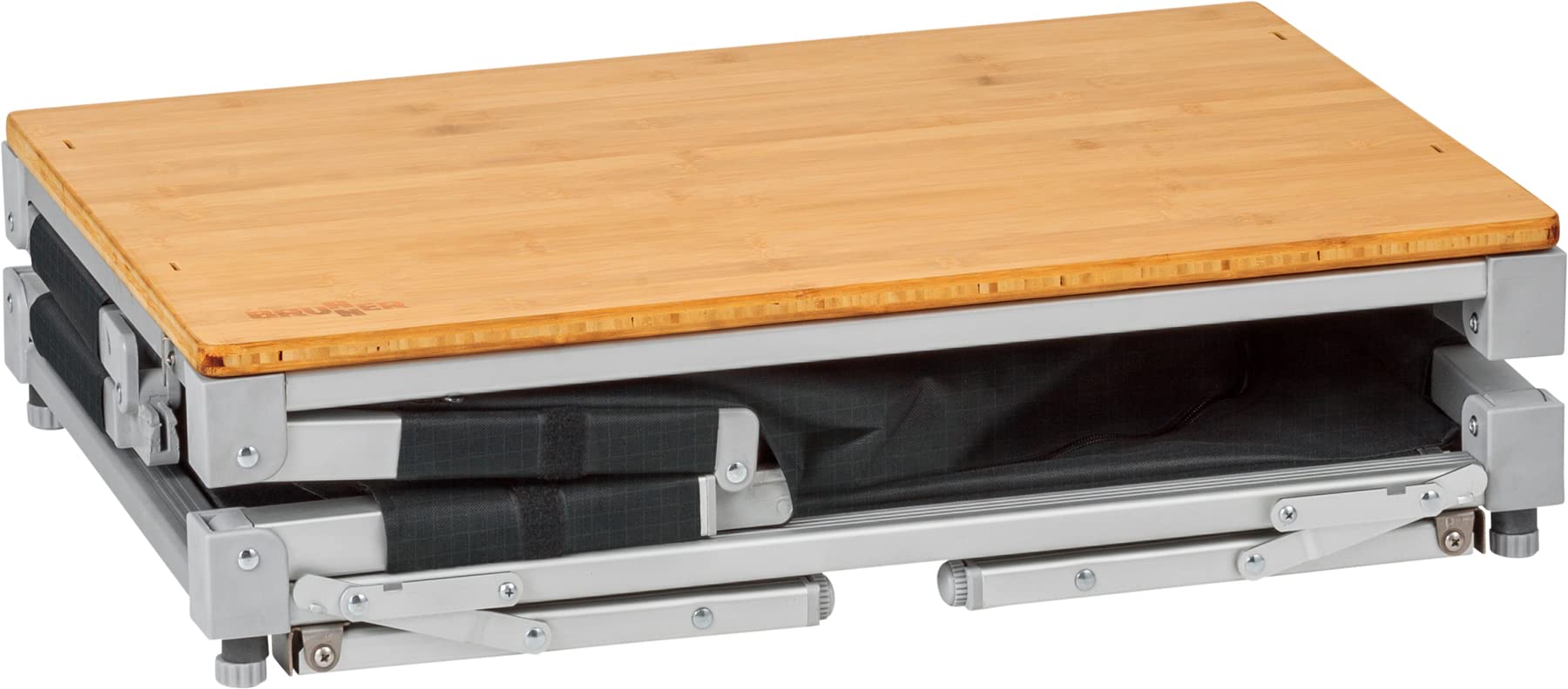 Brunner Azabache Cube Mobile Cucina Campeggio Bambù Salvaspazio