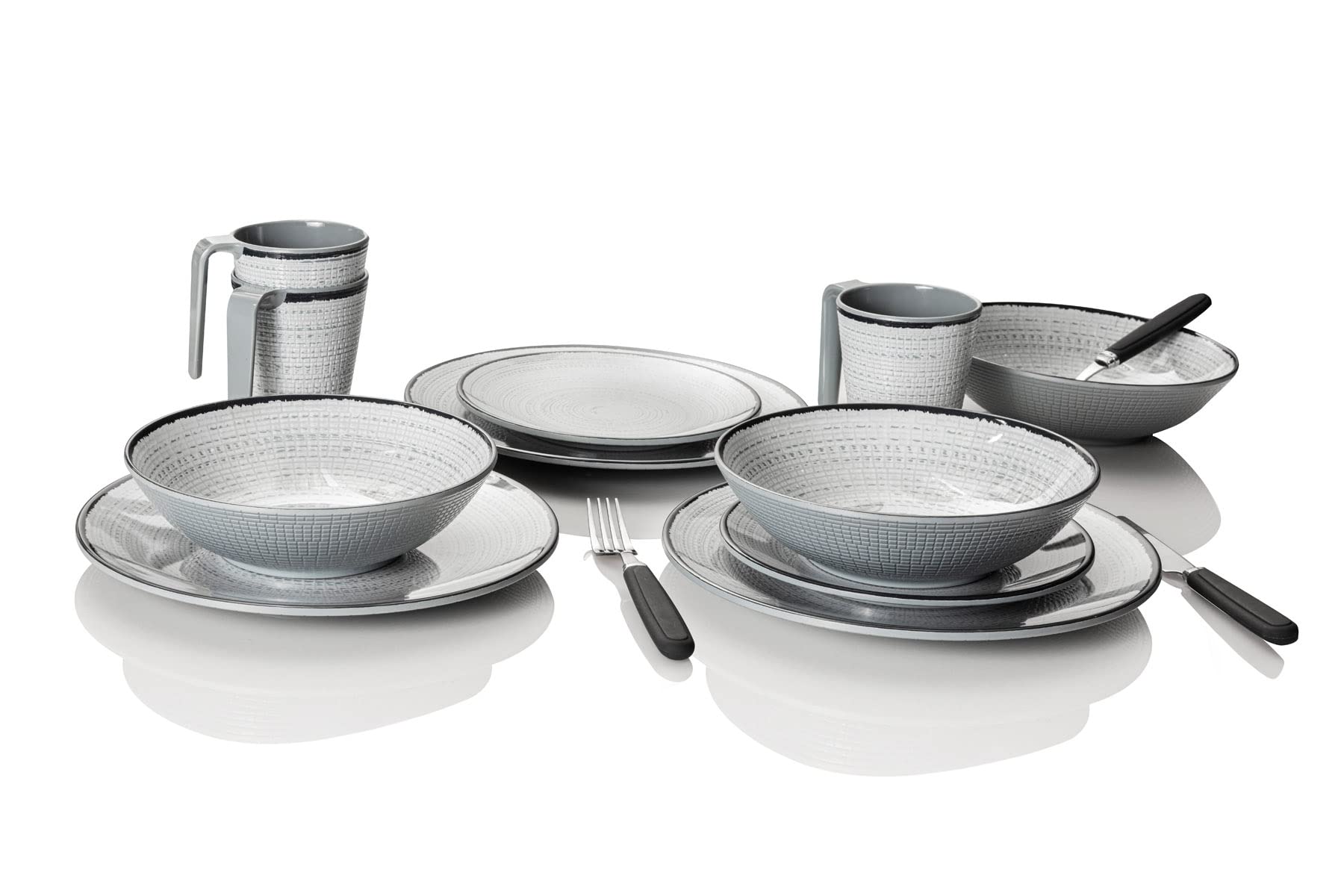 Brunner Tete-a-Tete Tivoli set stoviglie 8 pezzi melamina