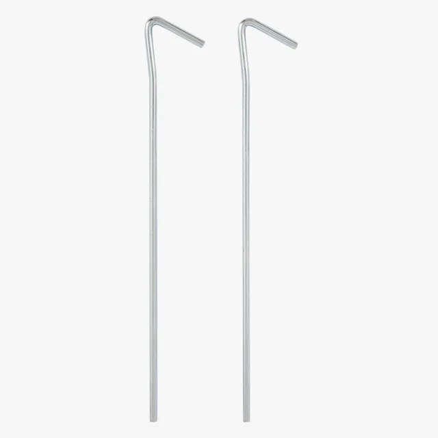 Highlander Picchetti Tenda Acciaio 24cm 10 Pezzi