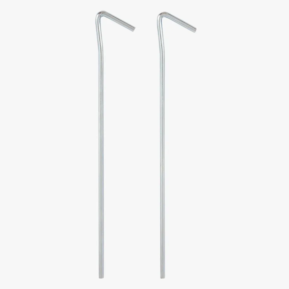 Highlander Picchetti Tenda Acciaio 24cm 10 Pezzi
