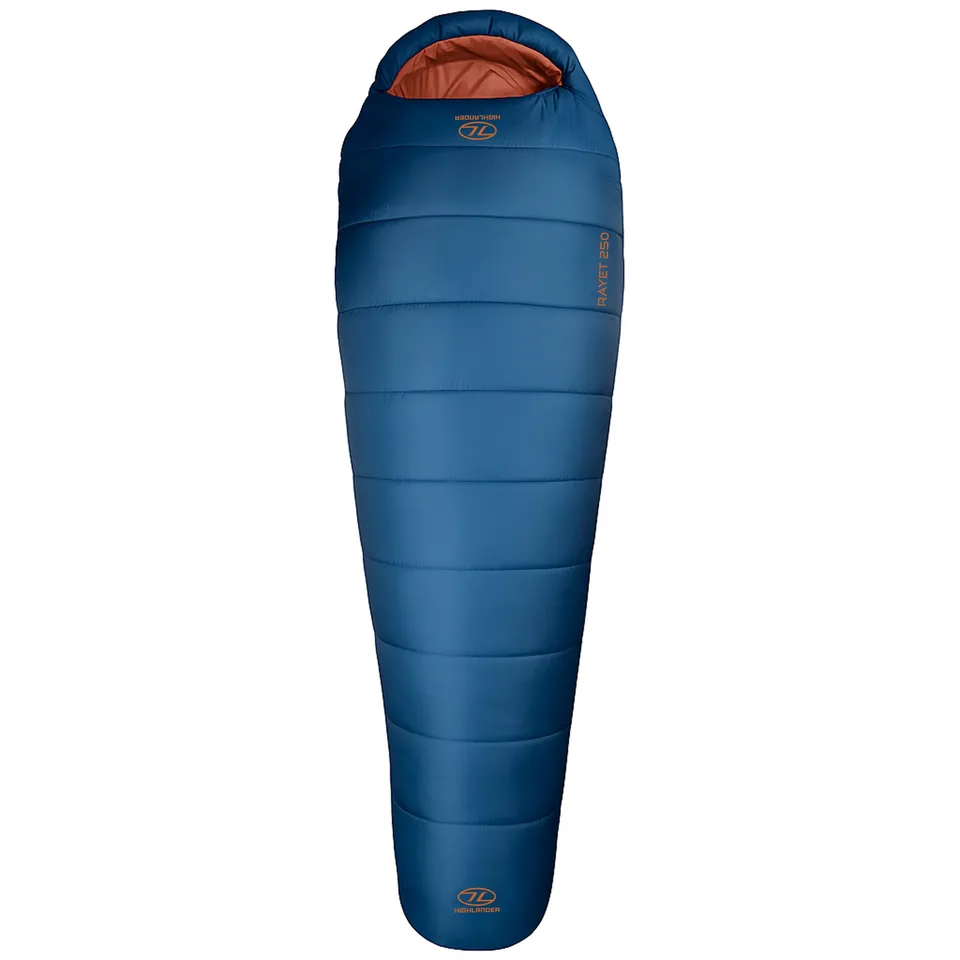 Highlander Rayet 250 sacco a pelo mummia blu 2 stagioni