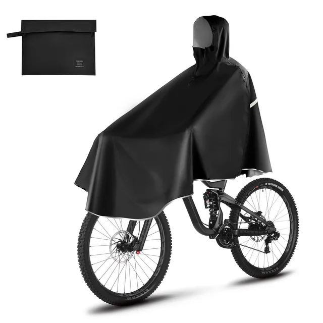 LAMA Poncho bici poncho antipioggia con cappuccio taglia unica