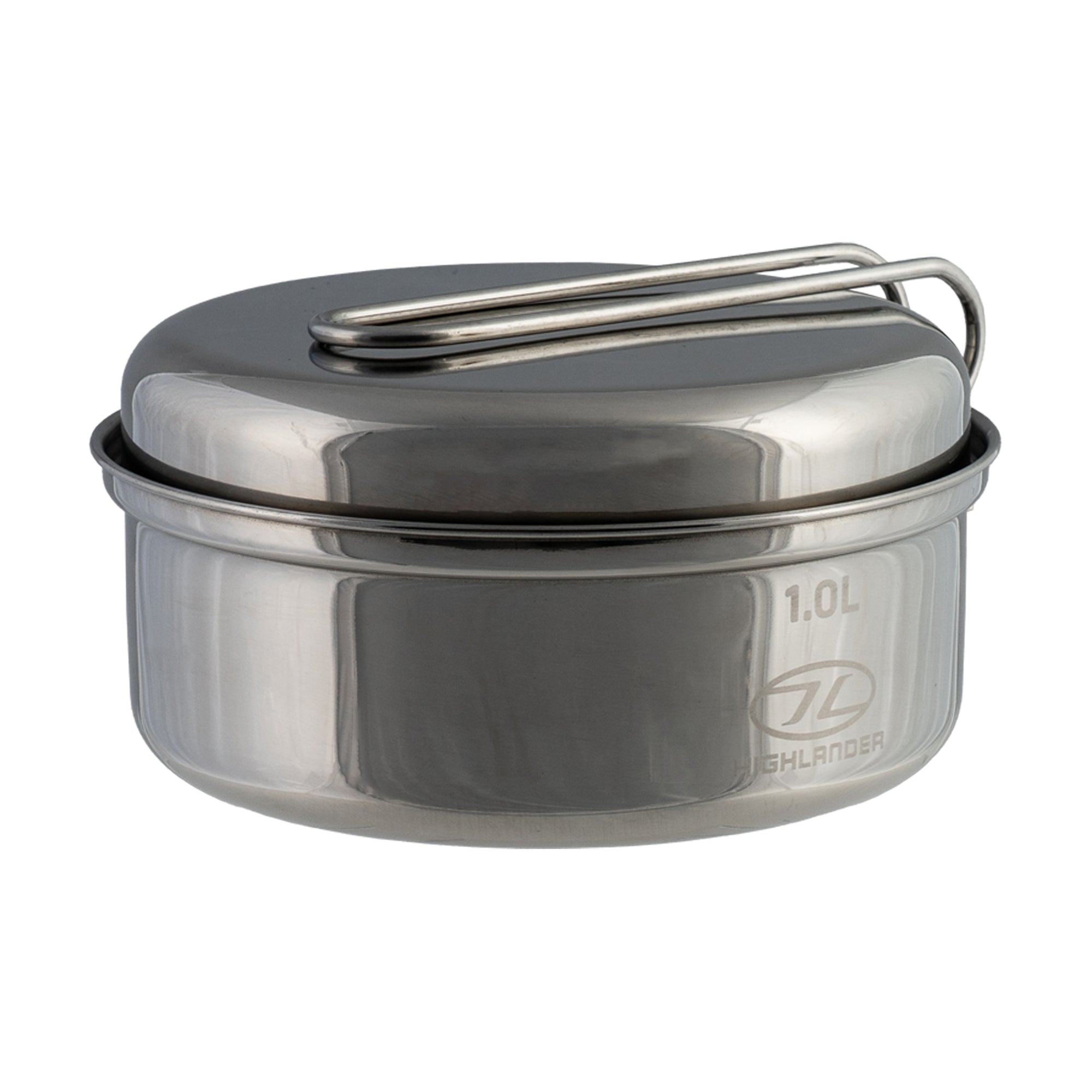 Highlander Survival Billy 1L set pentola campeggio inox 1 L