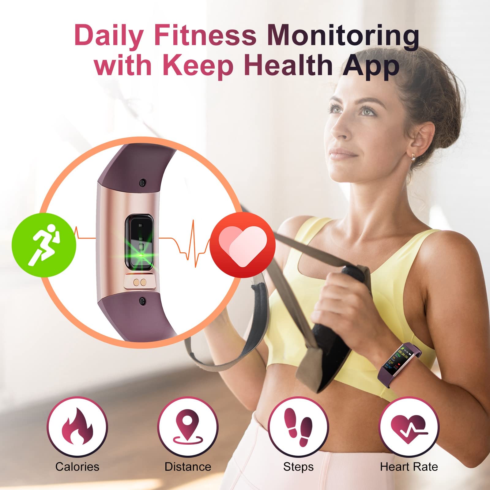 LAMA Activity Tracker smartwatch fitness AMOLED 25,6 g