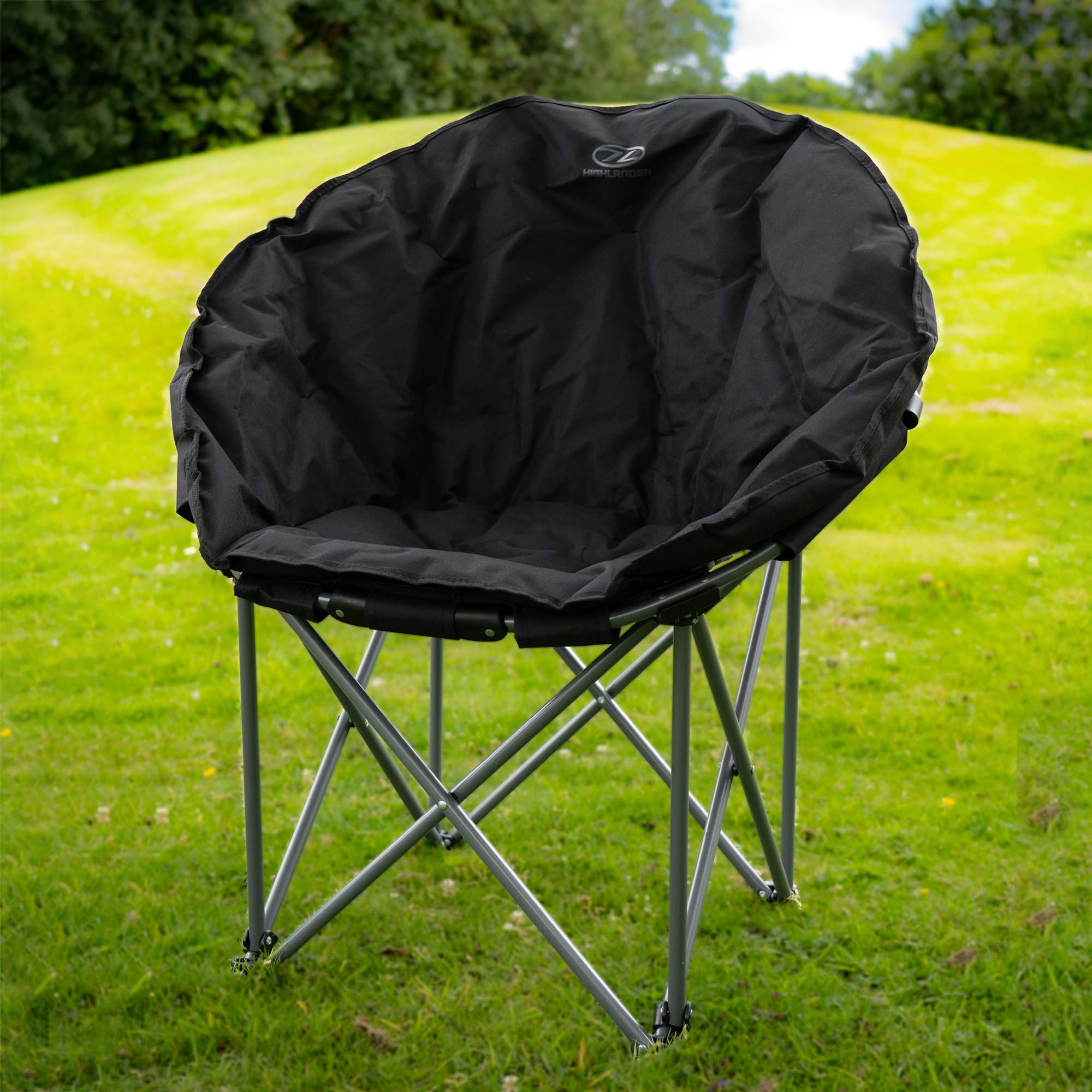 Highlander Moon sedia da campeggio imbottita blu marine 5,9 kg
