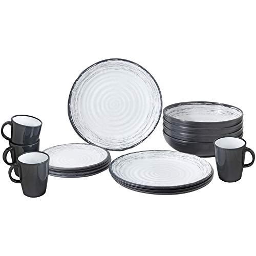 Brunner Granada set piatti melamina 16 pezzi antiscivolo