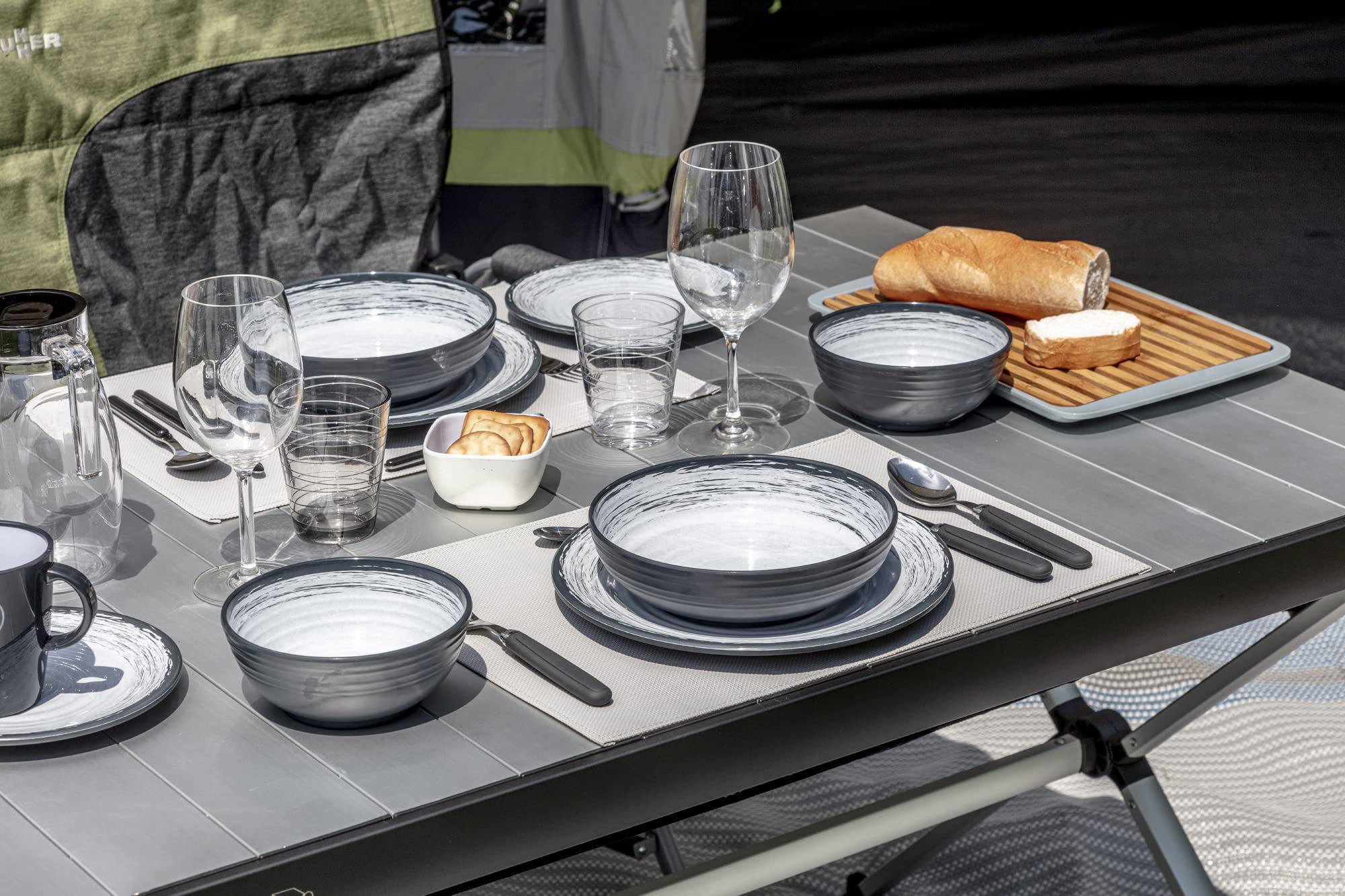 Brunner Tête-à-Tête Granada 0830143N.C3S set piatti 8 pezzi antiscivolo
