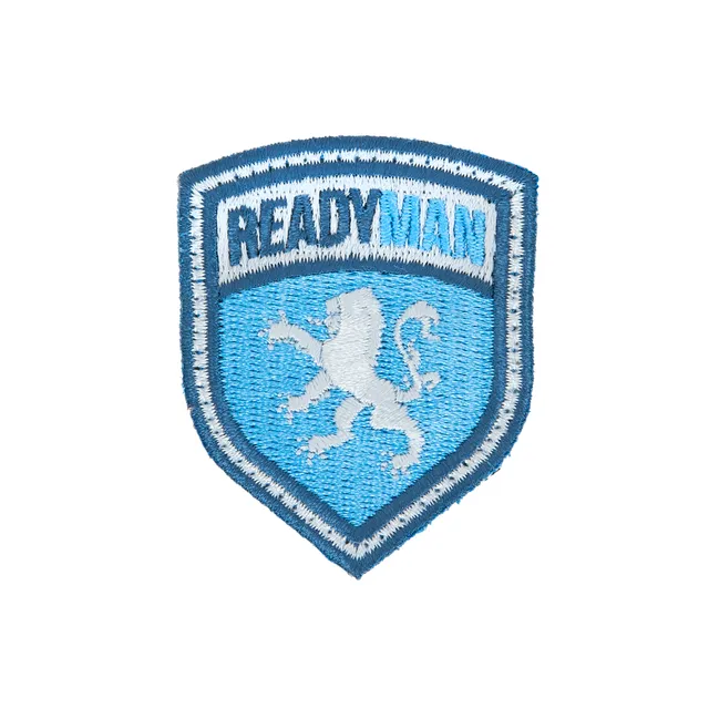 Readyman Blue Shield toppa velcro 6,3x7,6 cm