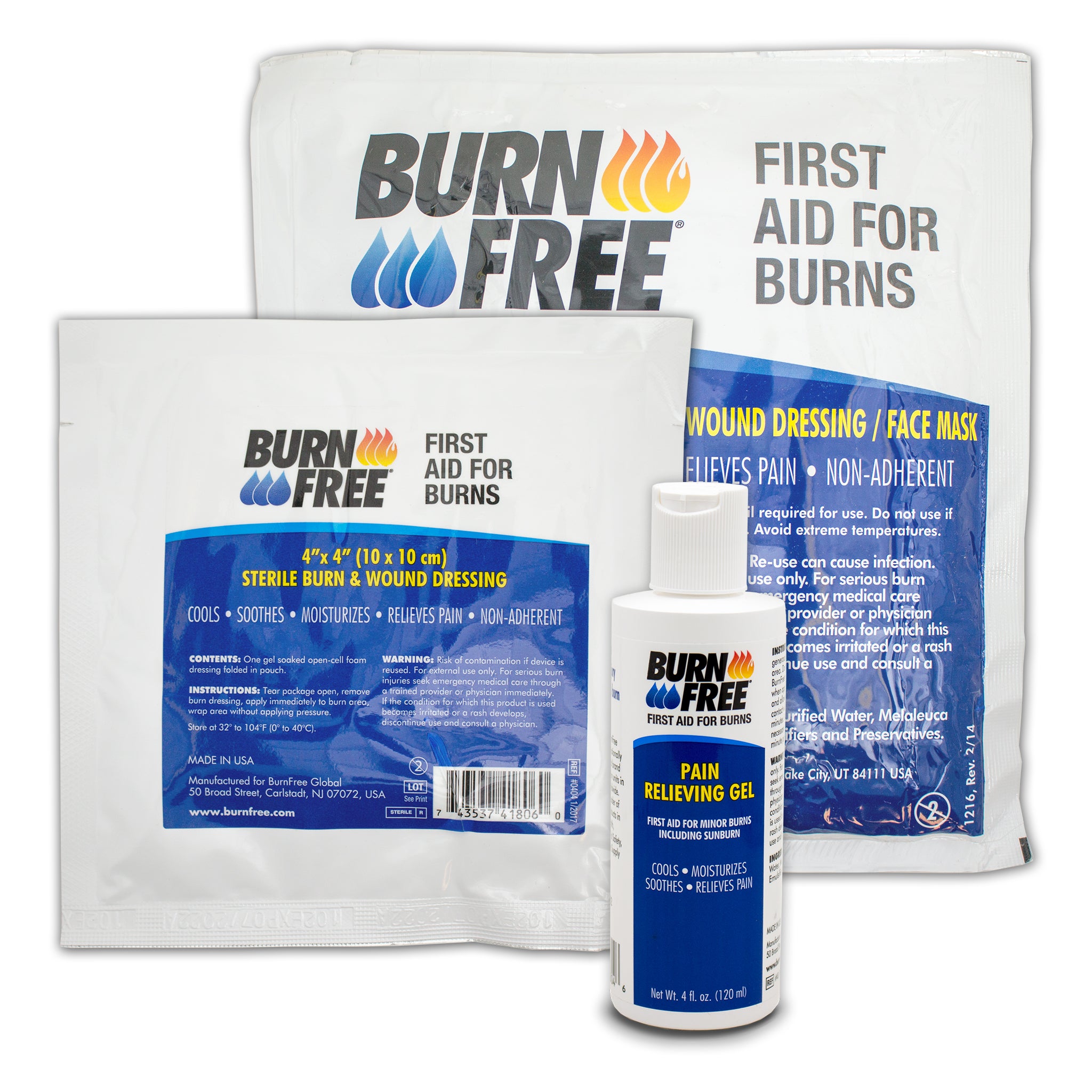 BurnFree Bundle kit ustioni gel e medicazioni