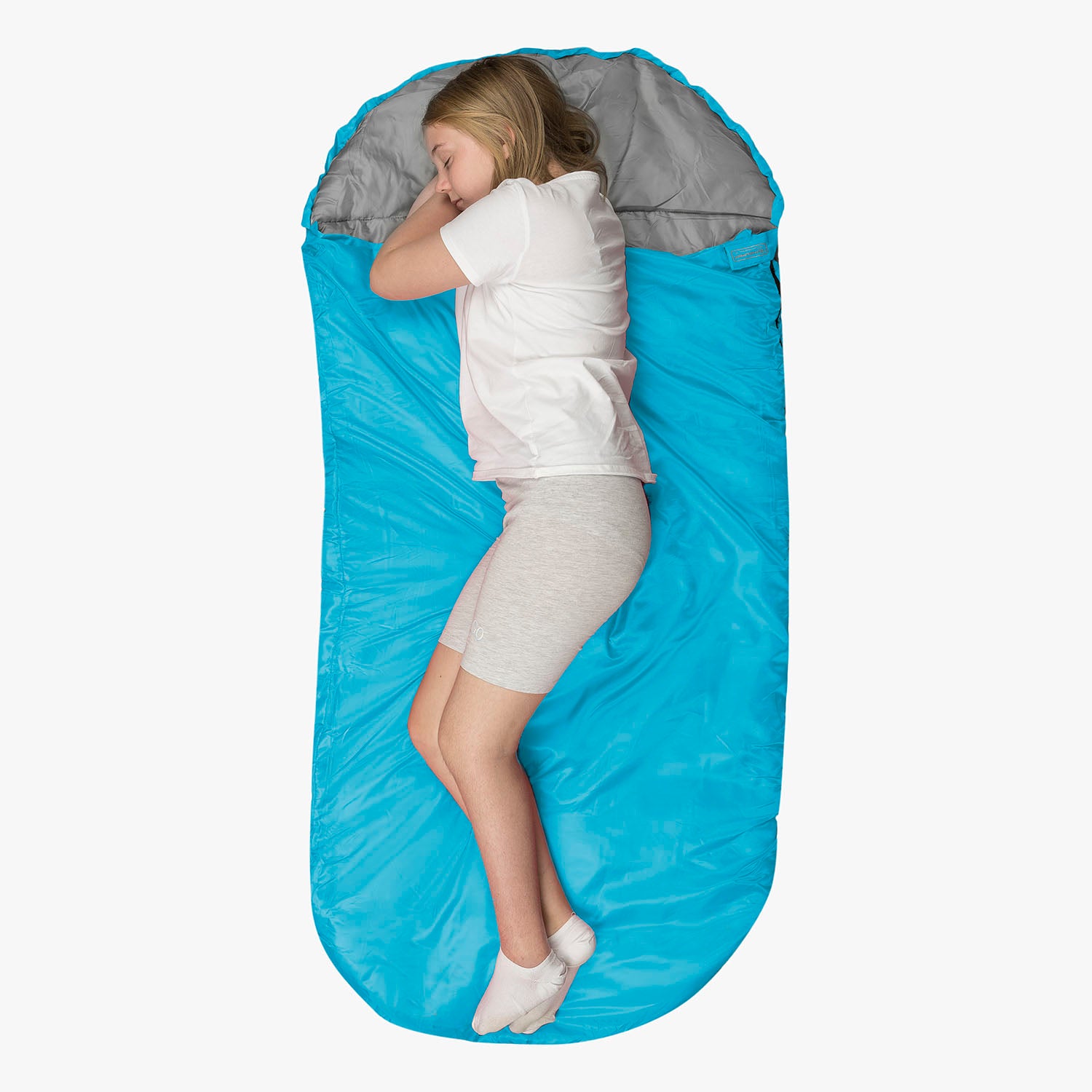 Highlander Survival Sleephaven sacco a pelo bambini azzurro