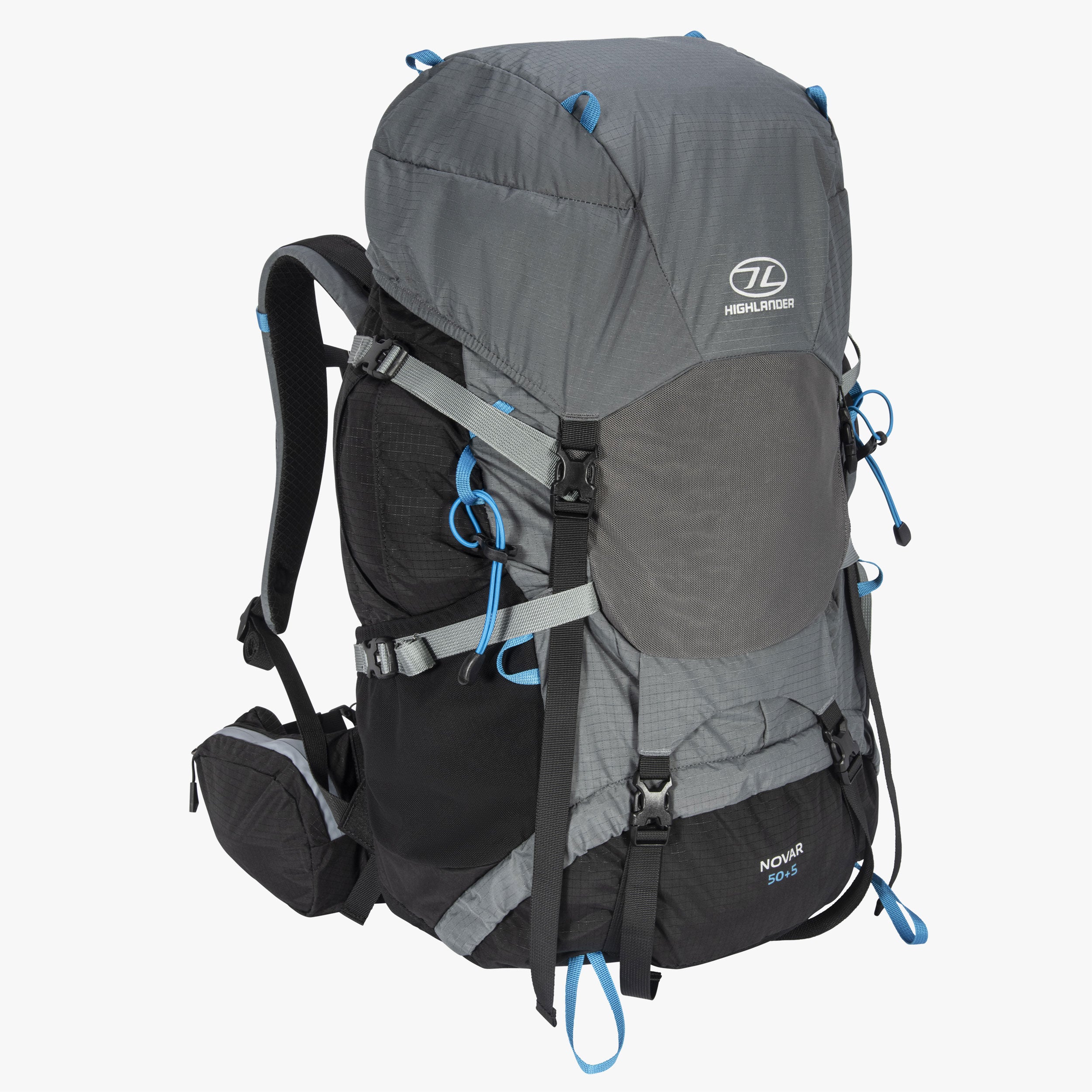 Highlander Novar zaino trekking 50+5L schienale regolabile