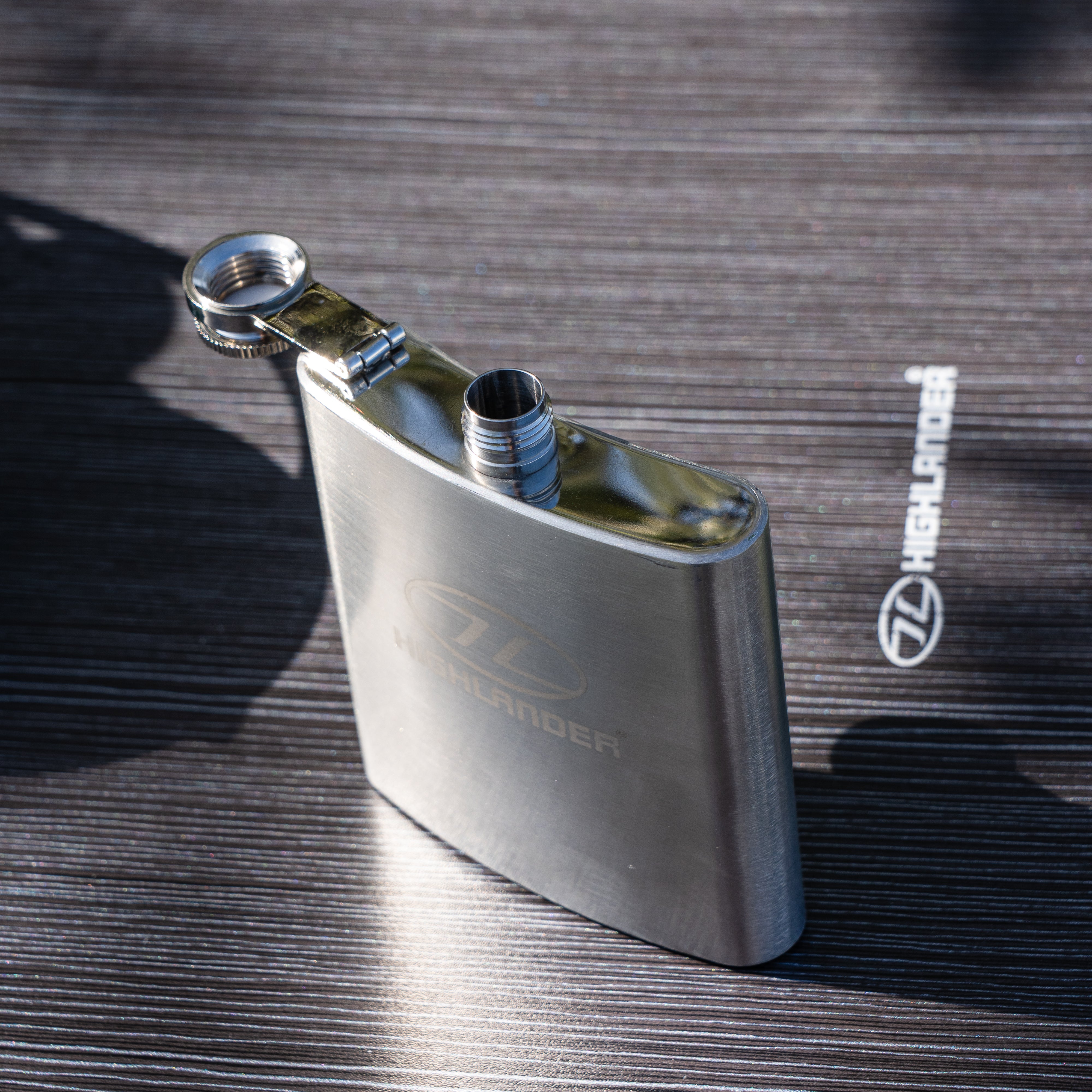 Highlander Steel 170 fiaschetta acciaio 170 ml antiperdita