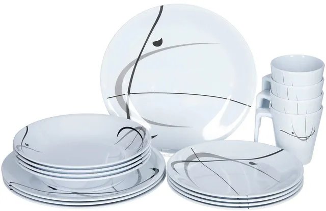 Brunner Ops Serenade set melamina 16 pezzi antiscivolo
