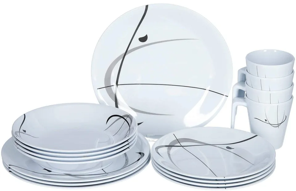 Brunner Ops Serenade set melamina 16 pezzi antiscivolo