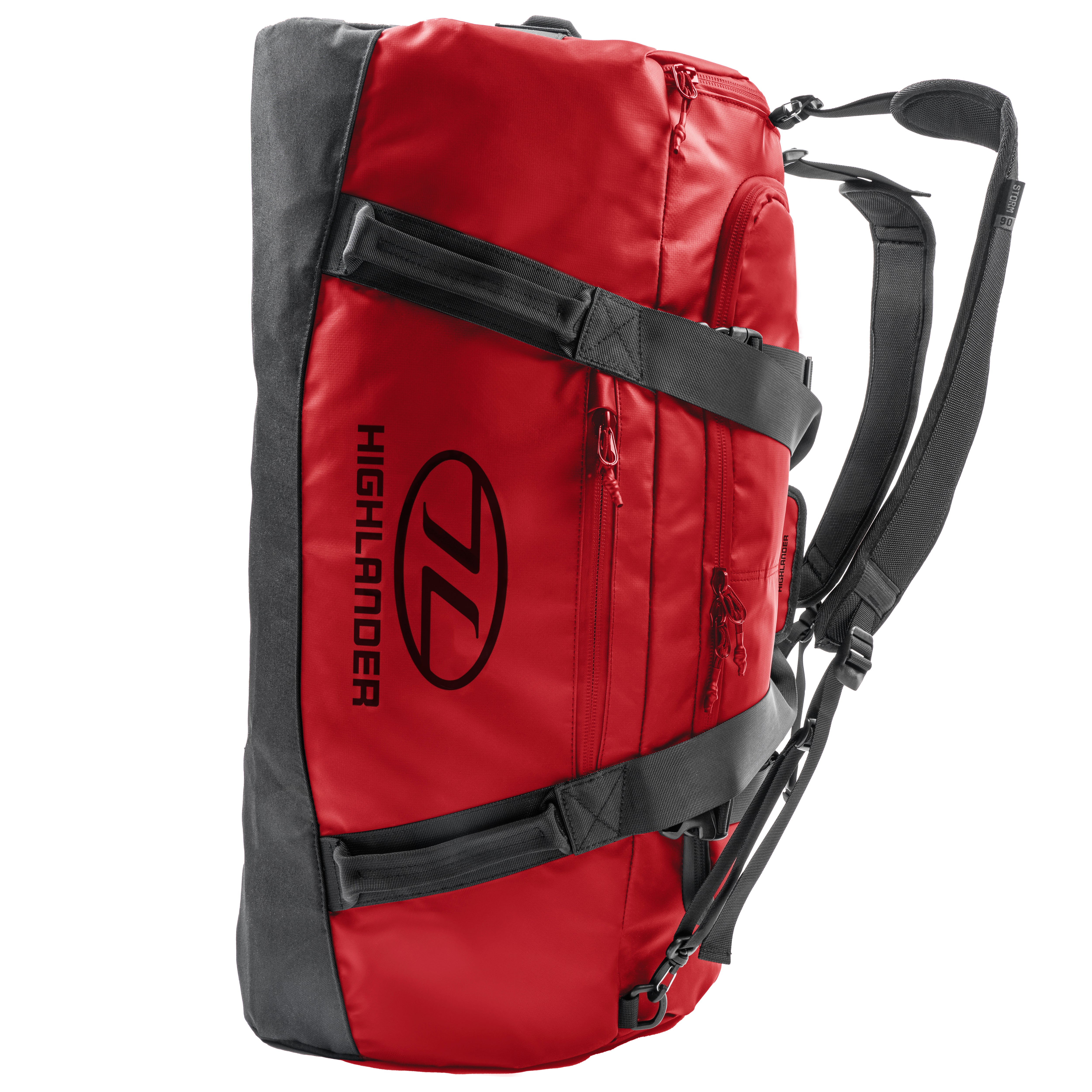 Highlander Survival Hauler 90L borsone nero impermeabile