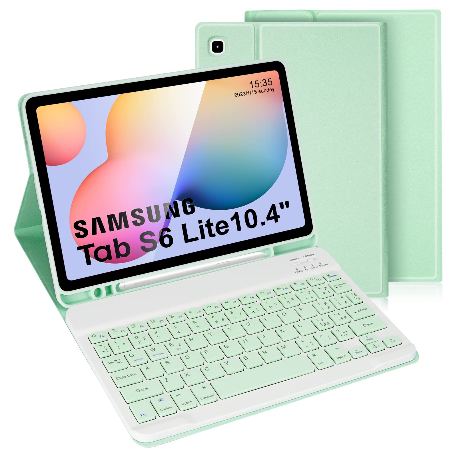 LAMA S6 Lite custodia tastiera tablet 10.4 verde