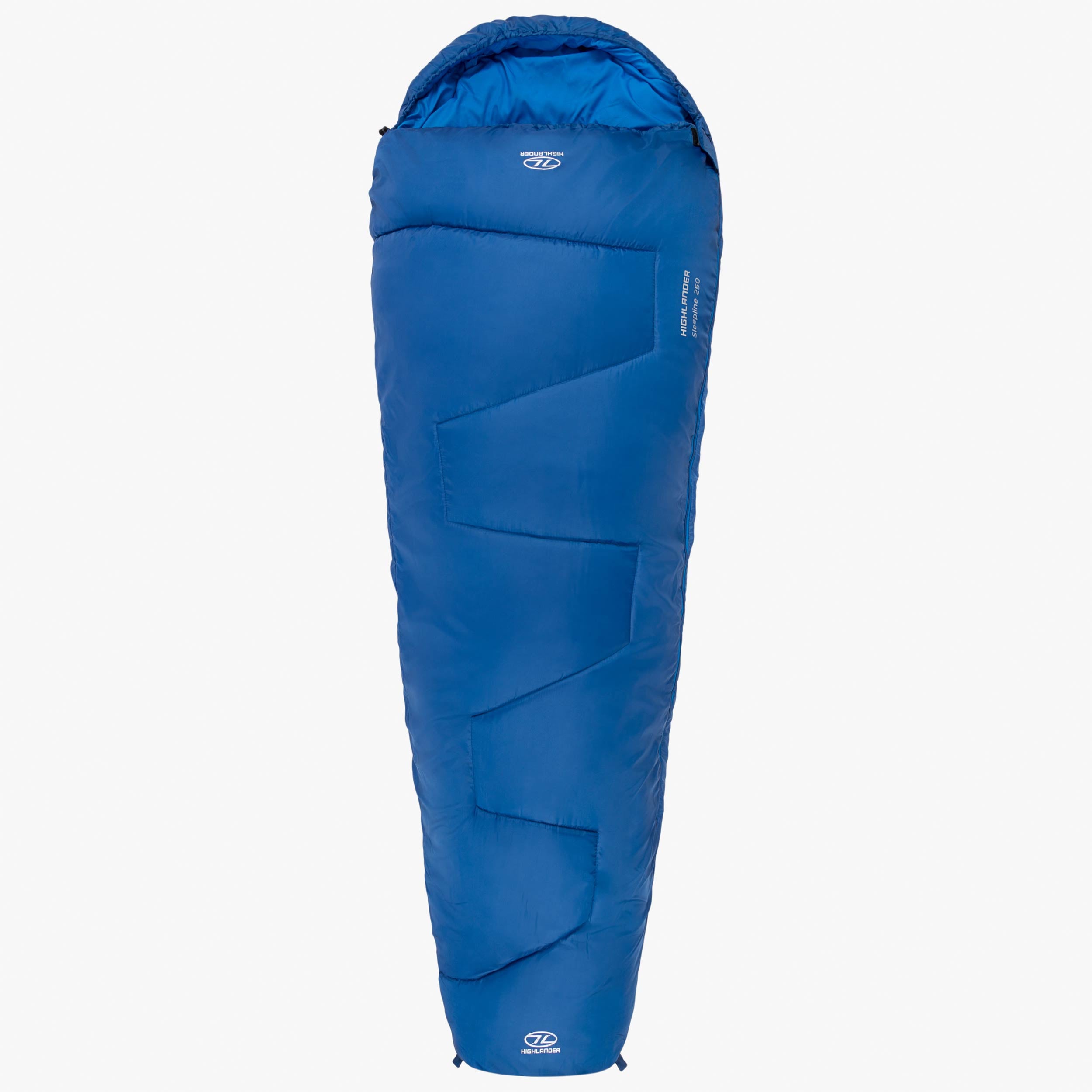 Highlander Sleepline 250 sacco a pelo mummia grigio 2 stagioni