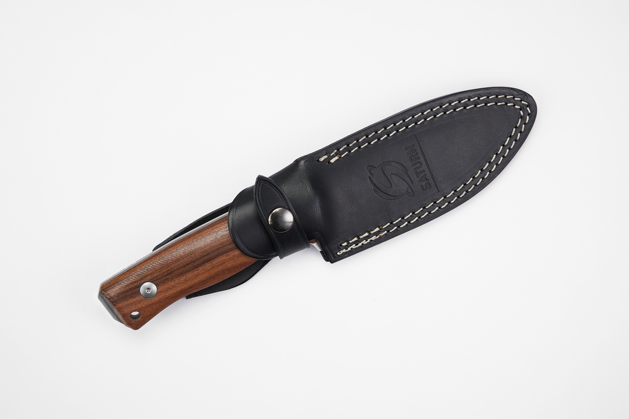 Saturn Knives Mimas Wood coltello manico legno compatto