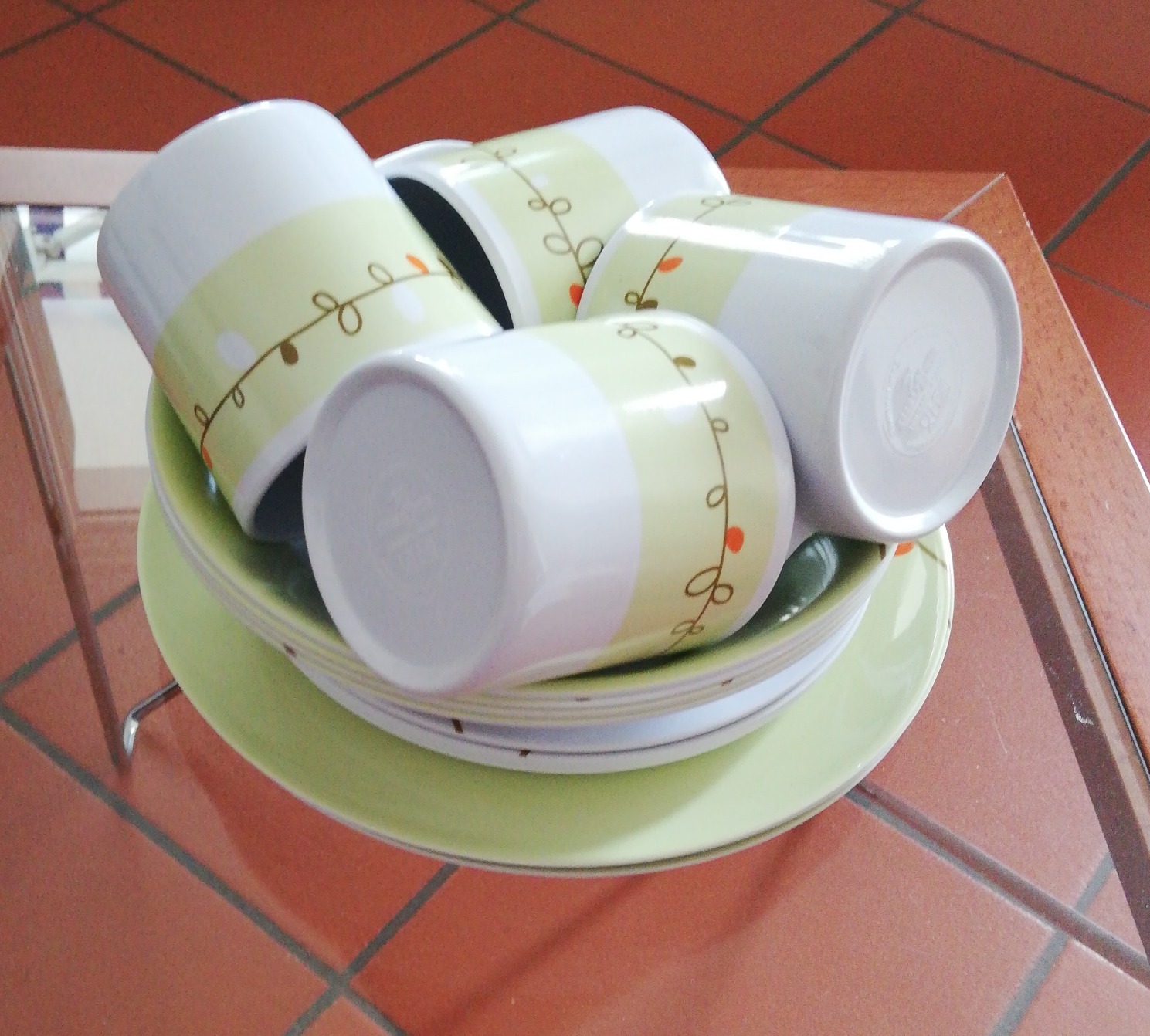 Brunner Esprit Set Stoviglie Melamina 16 Pezzi infrangibile