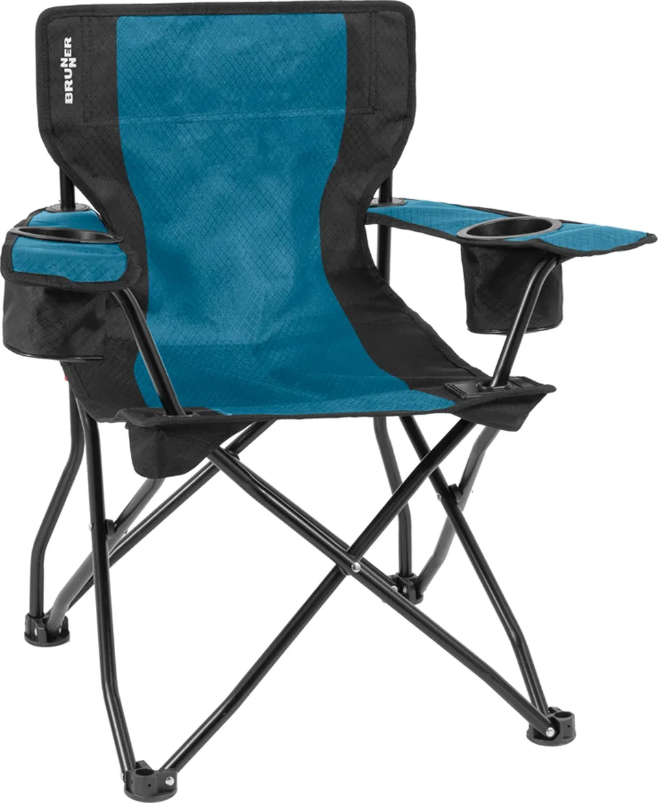 Brunner Sedia campeggio pieghevole azzurro portata 102 kg