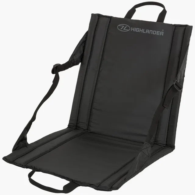 Highlander Seat seduta outdoor pieghevole leggera nera