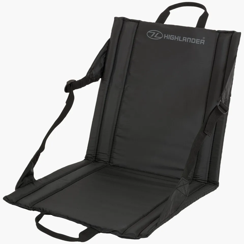Highlander Seat seduta outdoor pieghevole leggera nera