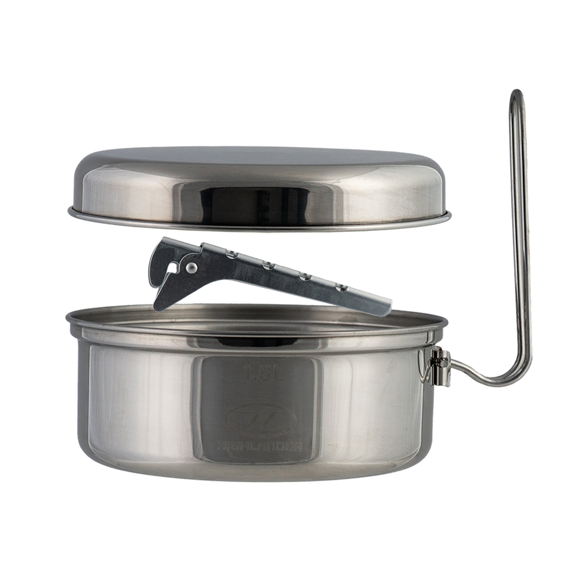 Highlander Survival Billy 1,5L set pentola campeggio inox 1,5 L