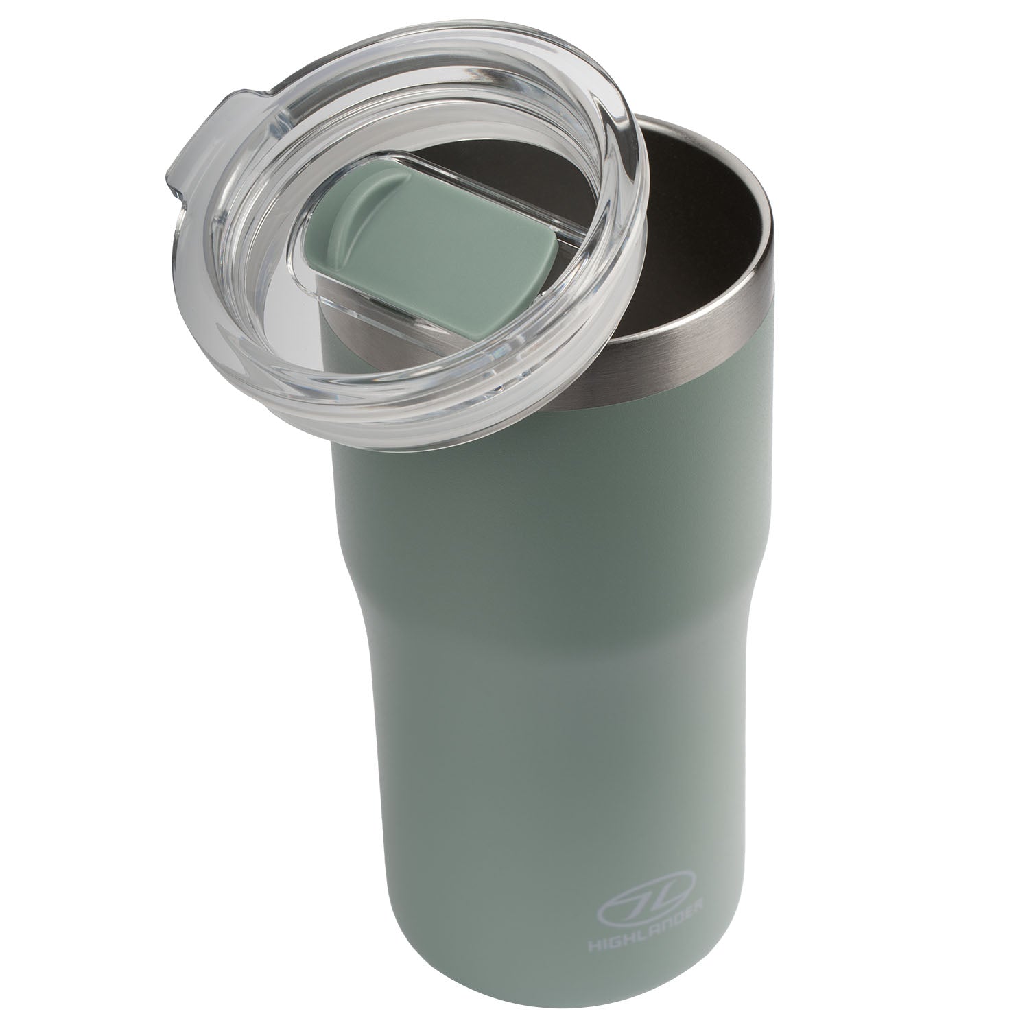 Highlander Guzzler 500 tazza termica verde acciaio inox