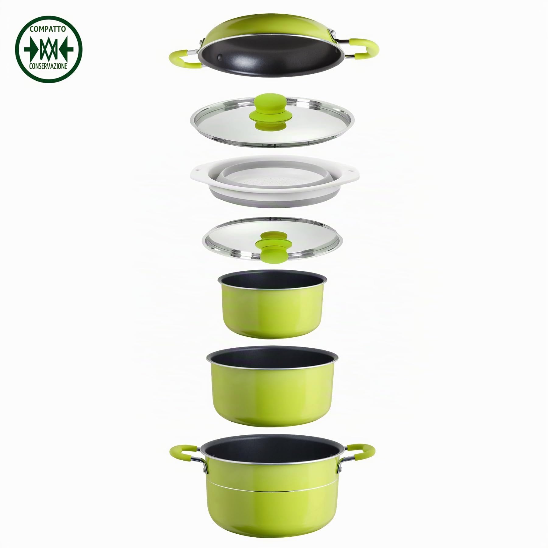 Brunner Juniper NG 8+1 set pentole campeggio 24 cm