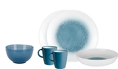 Brunner Tête-à-Tête 0830143N.C1X Meteor Azur set stoviglie 2 persone