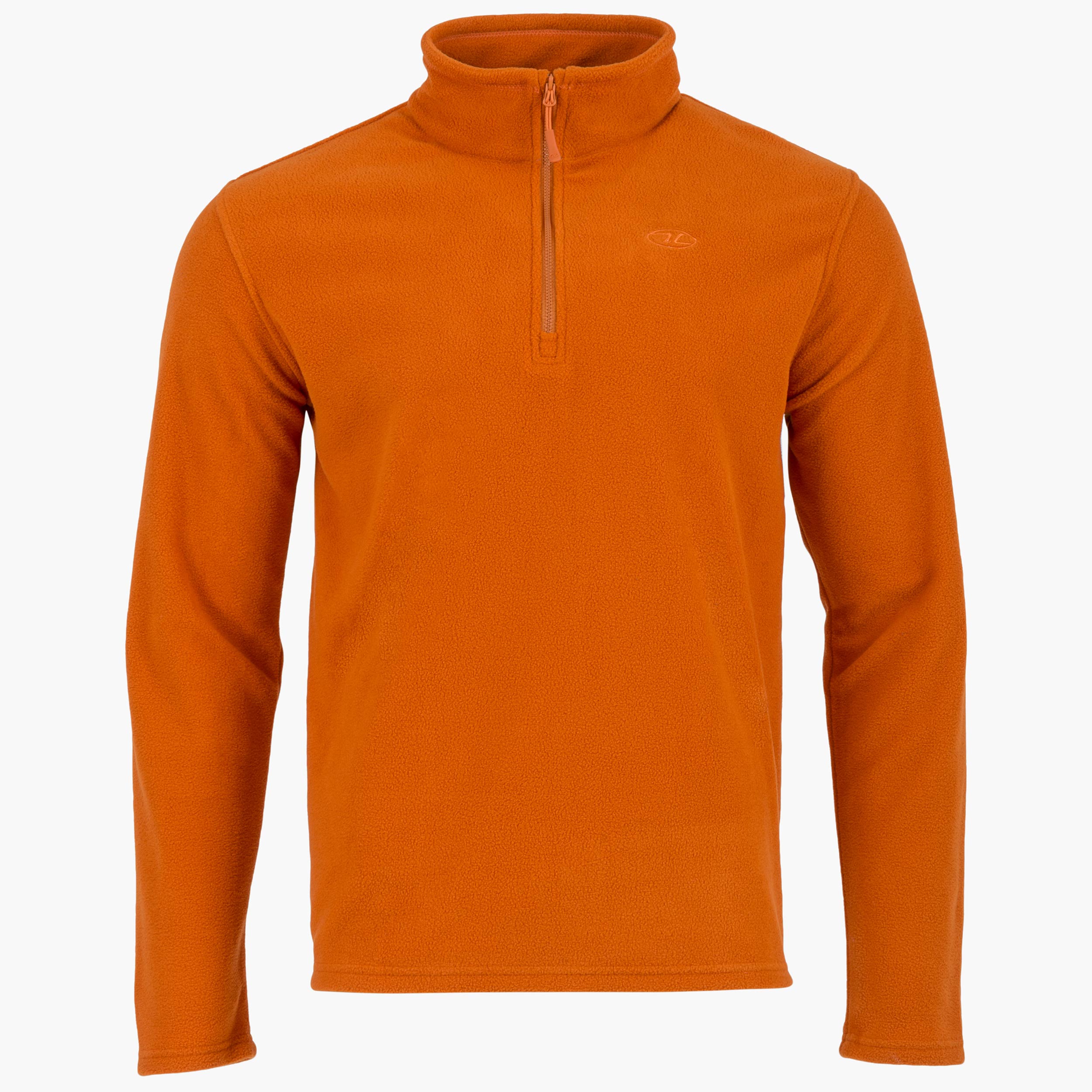 Highlander Ember pile uomo mezza zip nero L