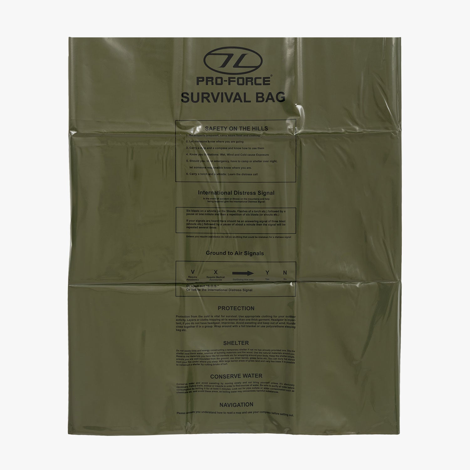 Highlander Survival Emergency sacco emergenza arancione anti ipotermia
