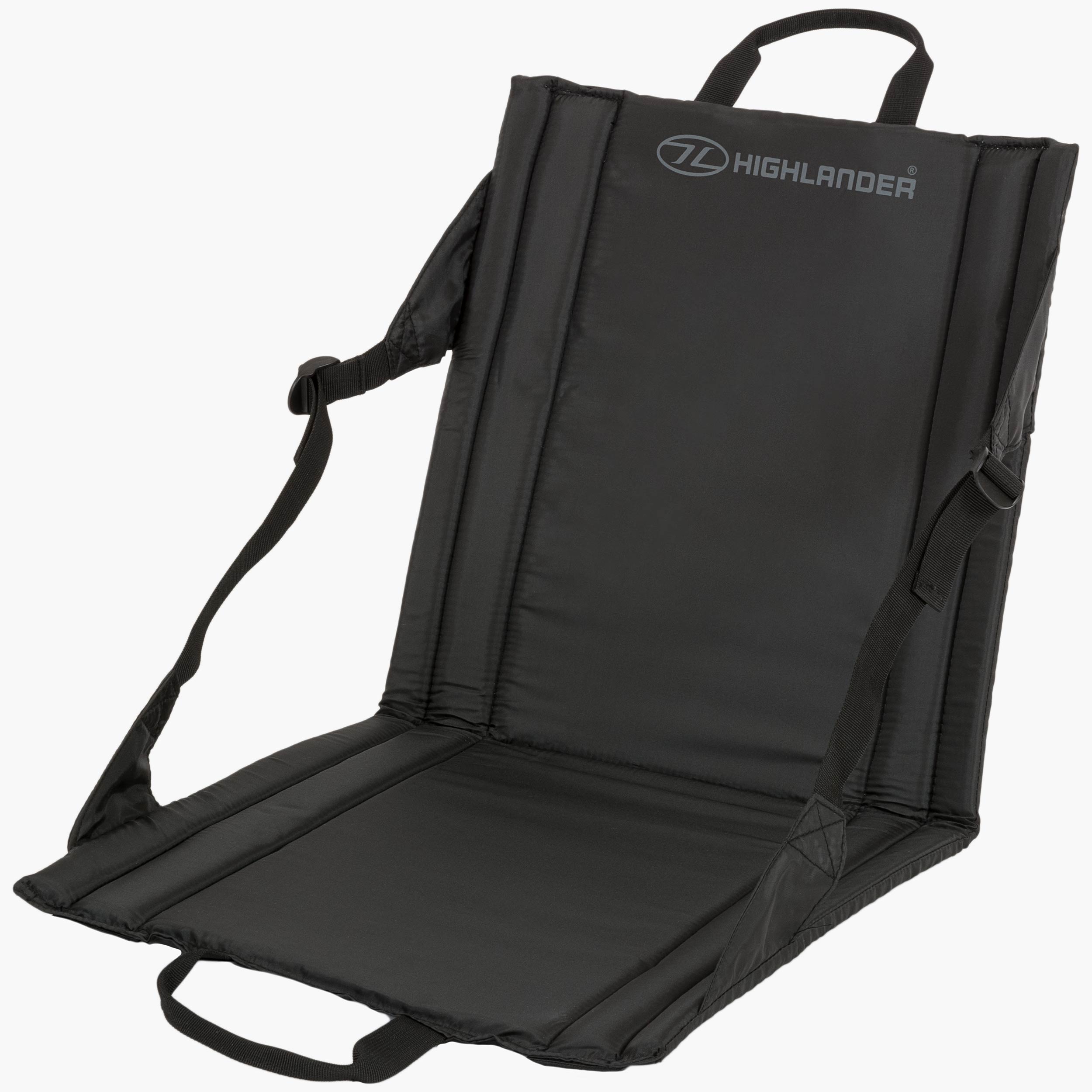 Highlander Seat seduta outdoor pieghevole leggera nera