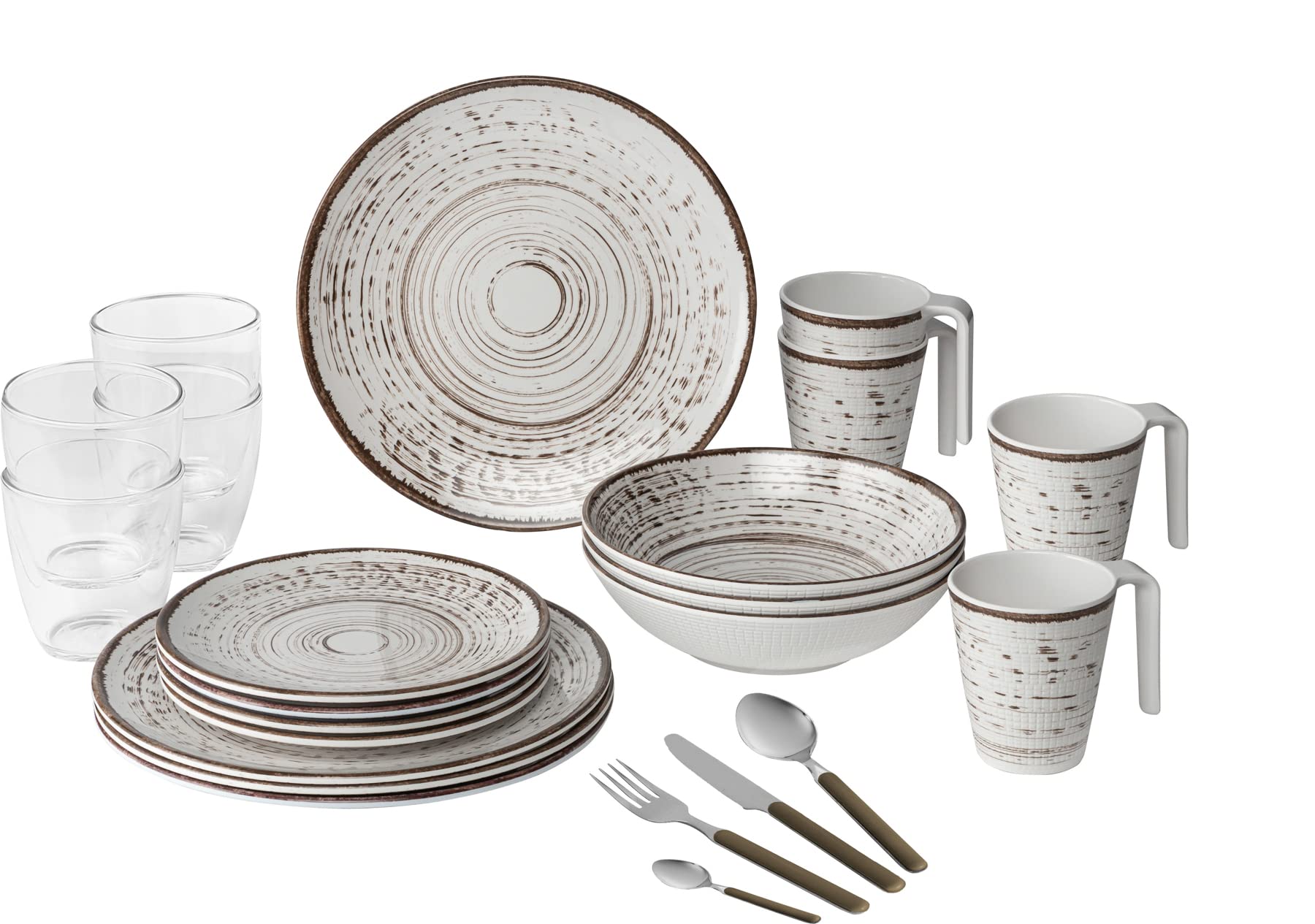 Brunner Kassandra 0830154N set stoviglie 36 pz melamina