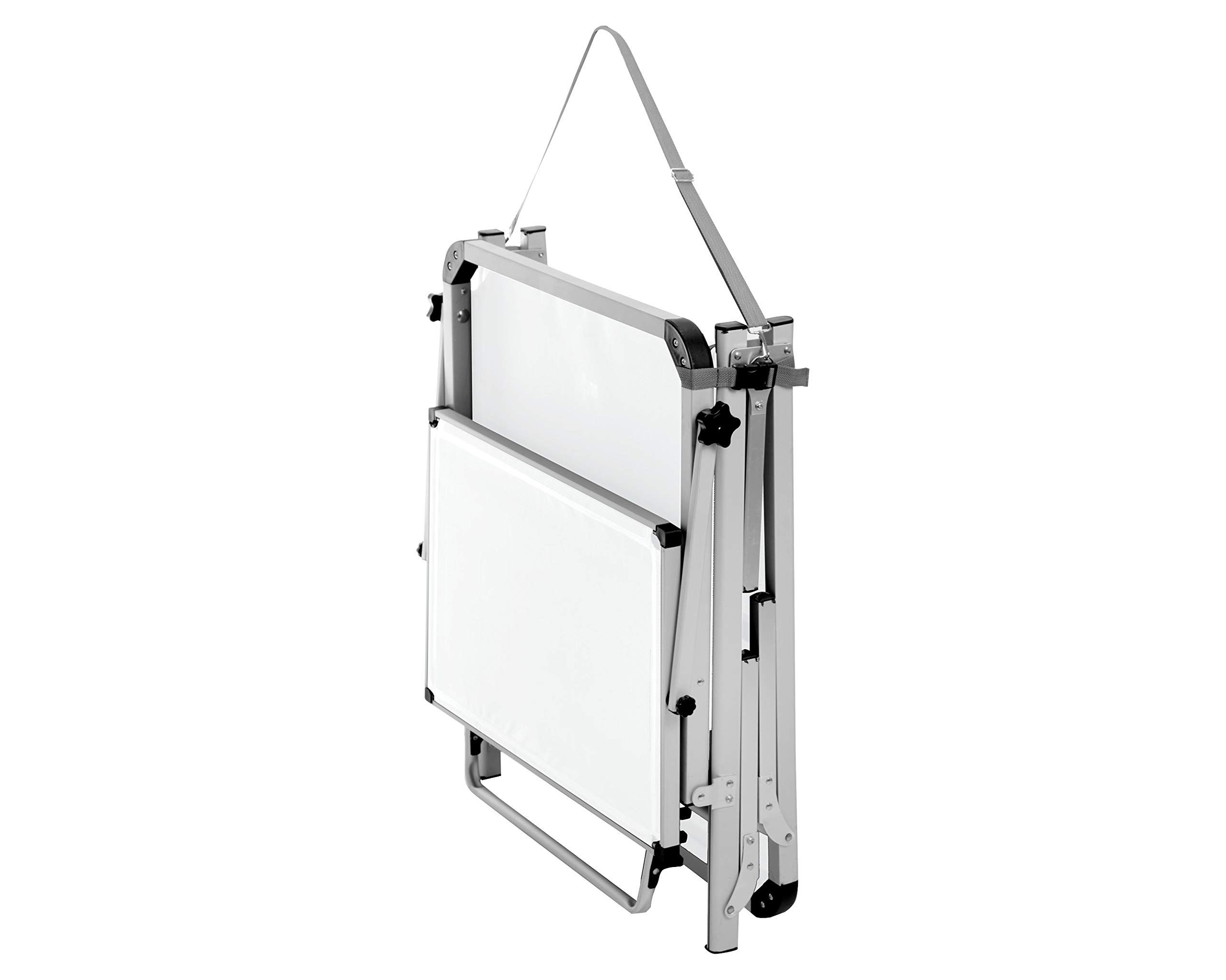 Brunner Marbella 0410012N lettino sole bianco con parasole