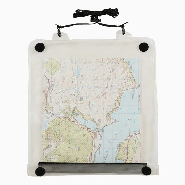 Highlander Survival Roamer Portacarte Trasparente con cordino
