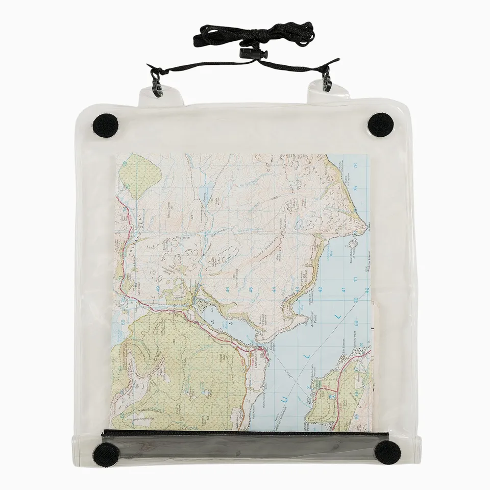 Highlander Survival Roamer Portacarte Trasparente con cordino