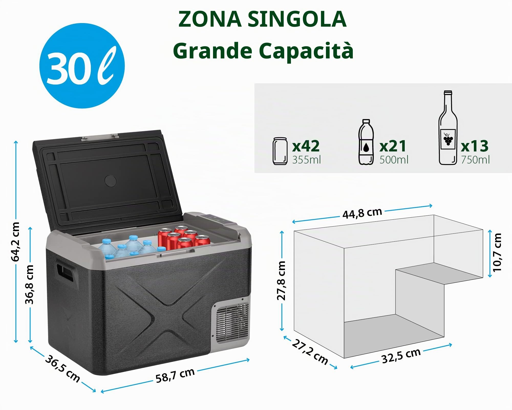 Brunner Polarys Freeze SZ 30 frigo portatile 30 litri