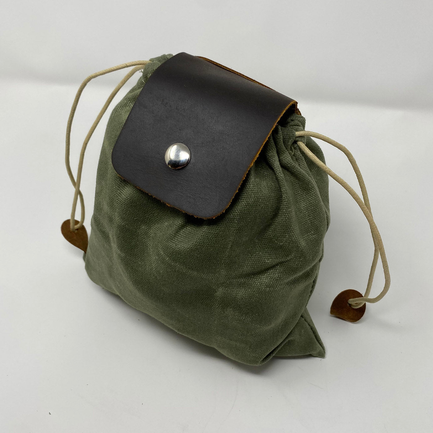 Readyman Dump Pouch sacca pelle canvas con coulisse