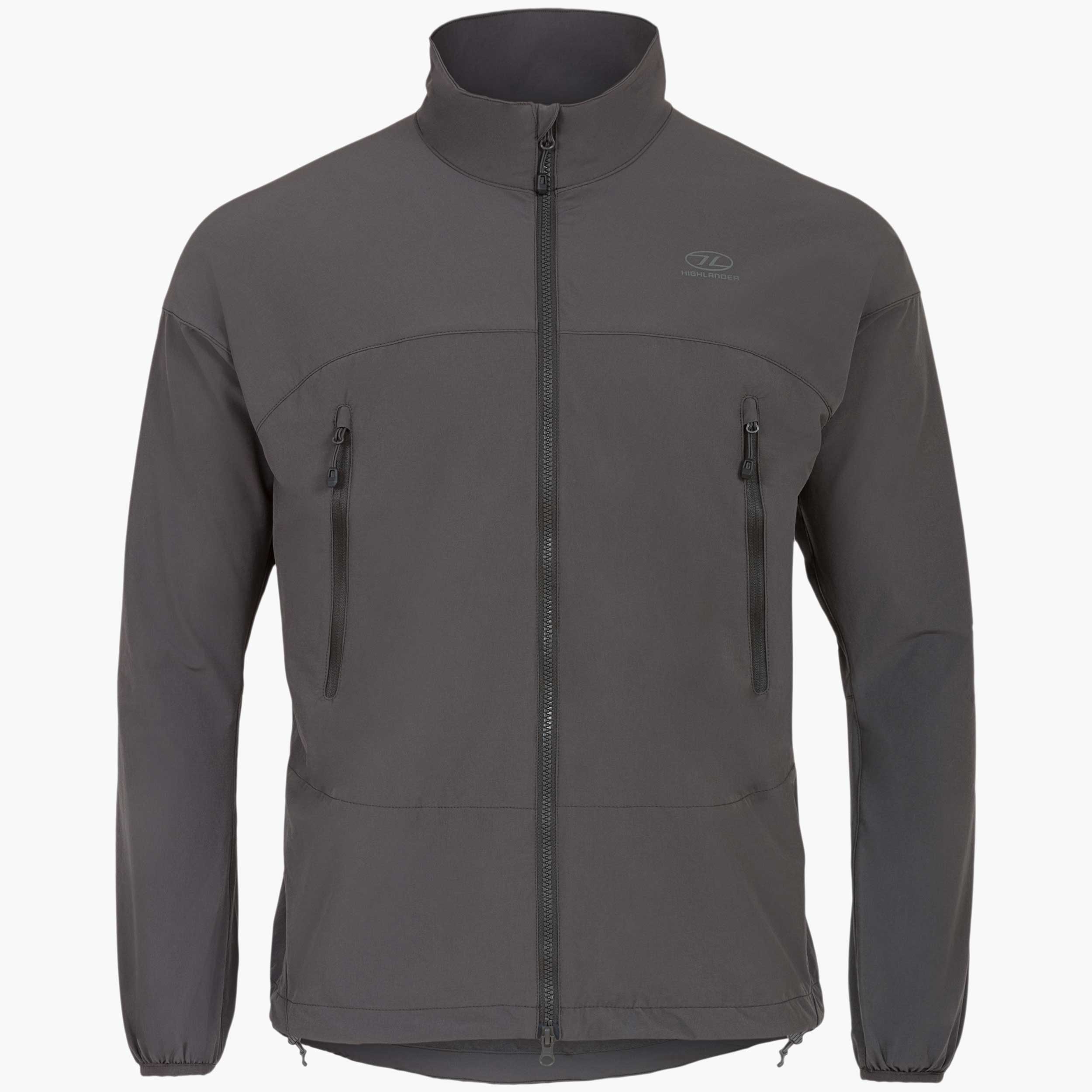 Highlander Hirta giacca shell uomo grigio scuro L antivento