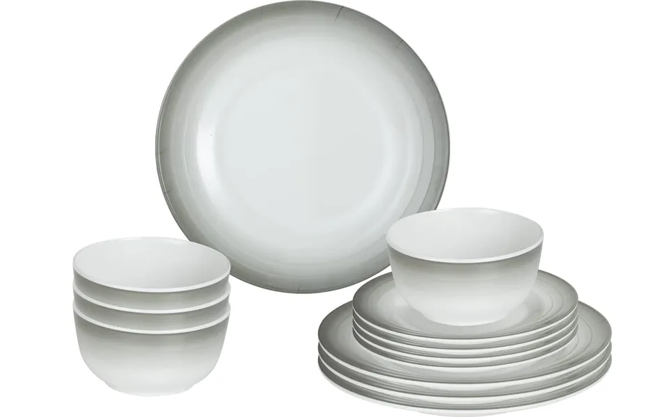 Brunner Midday Astralys set stoviglie campeggio 4 persone 12 pezzi melamina