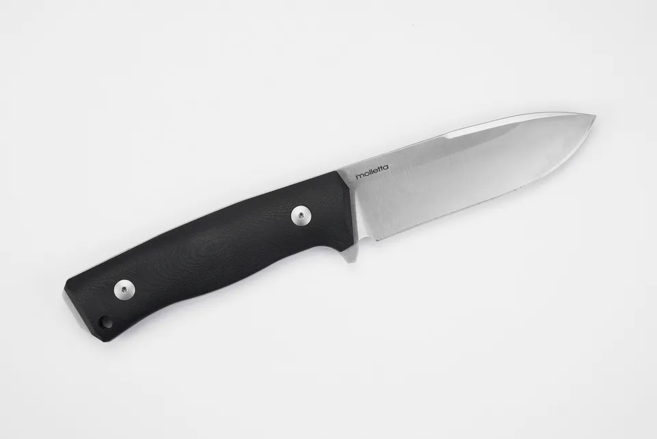 Saturn Knives Mimas Black coltello nero compatto