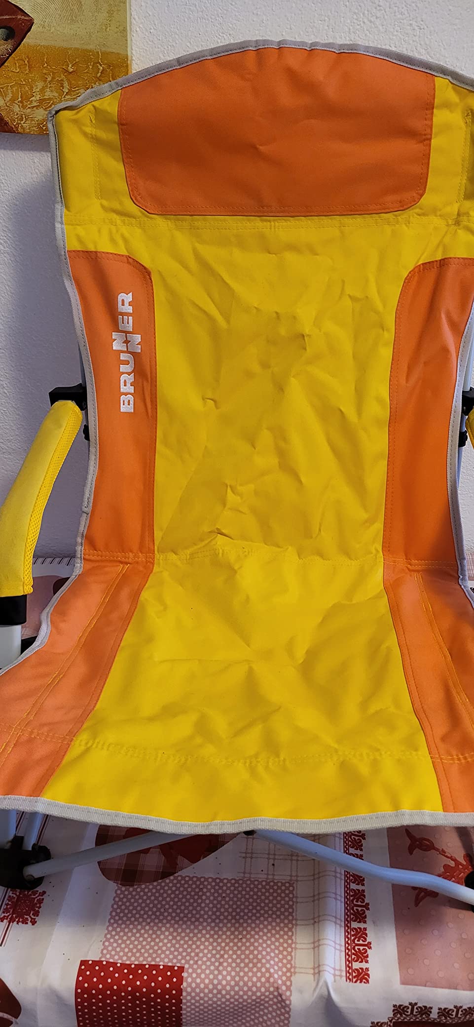 Brunner Bula sedia spiaggina blu azzurro portata 102 kg