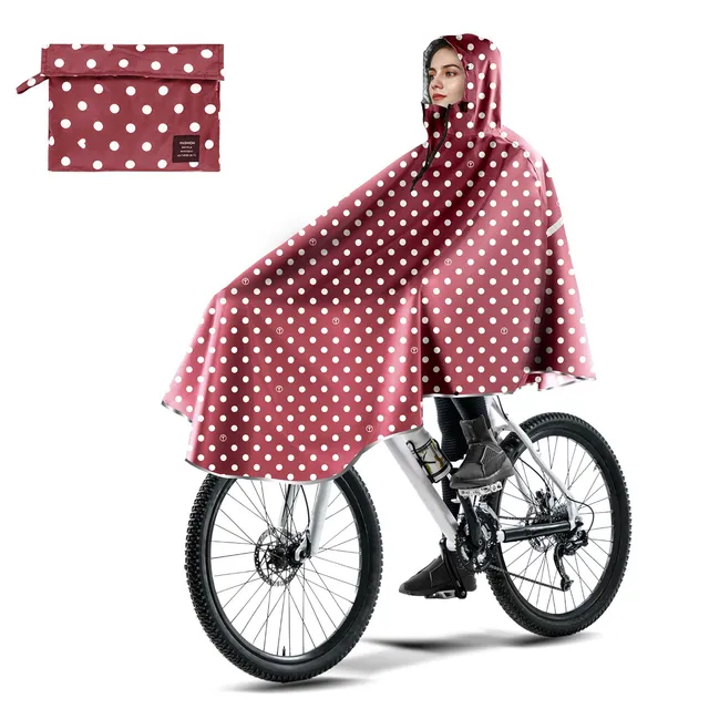 LAMA Poncho bici poncho antipioggia con cappuccio taglia unica