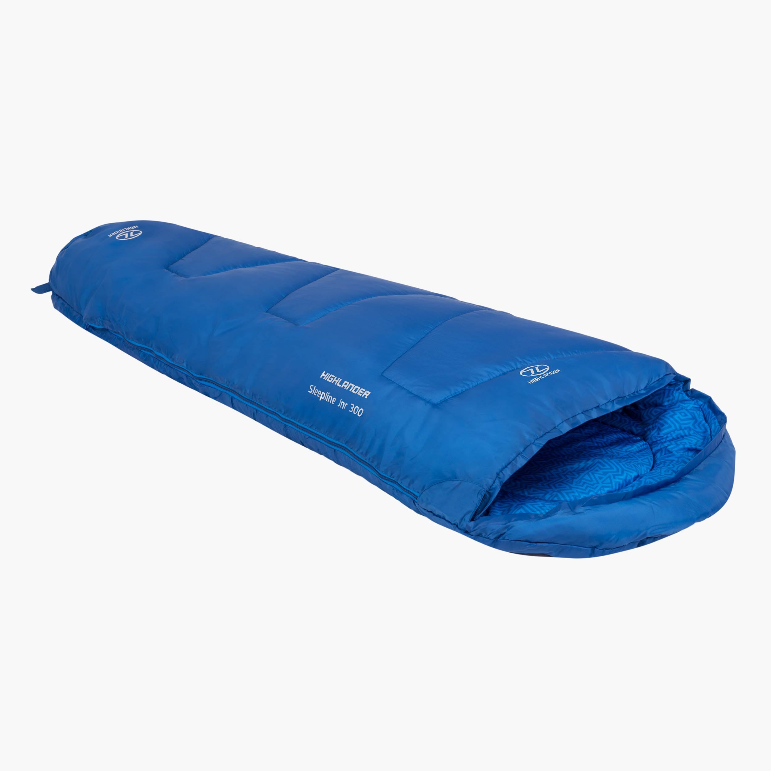 Highlander Sleepline 300 sacco a pelo bambino mummia blu